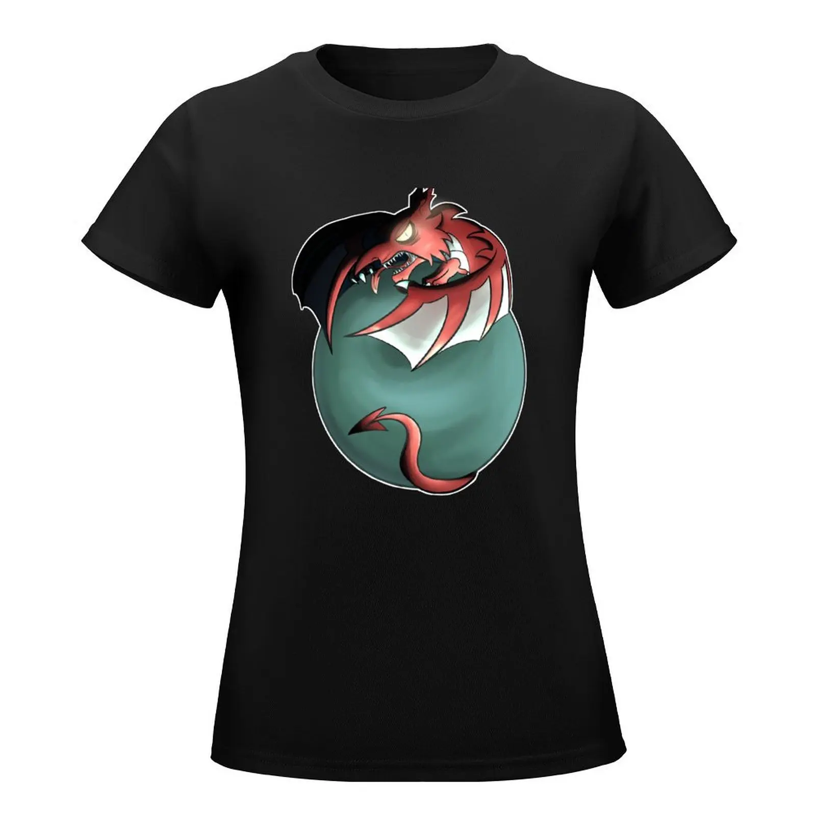 Welsh Dragon T-Shirt anime clothes vintage clothes summer top Women clothing