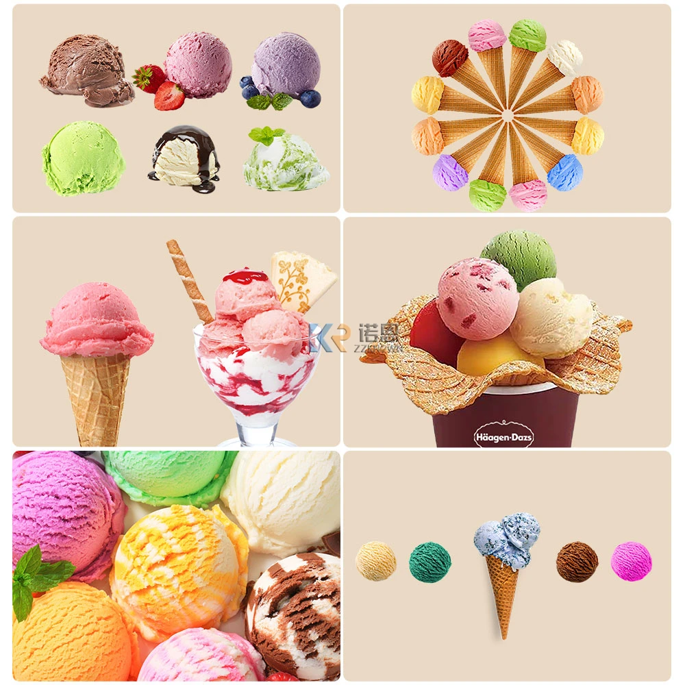 Large Capacity Italy Gelato Machine Fruits Gelato Hard Ice Cream Machine Verticle Batch Freezer