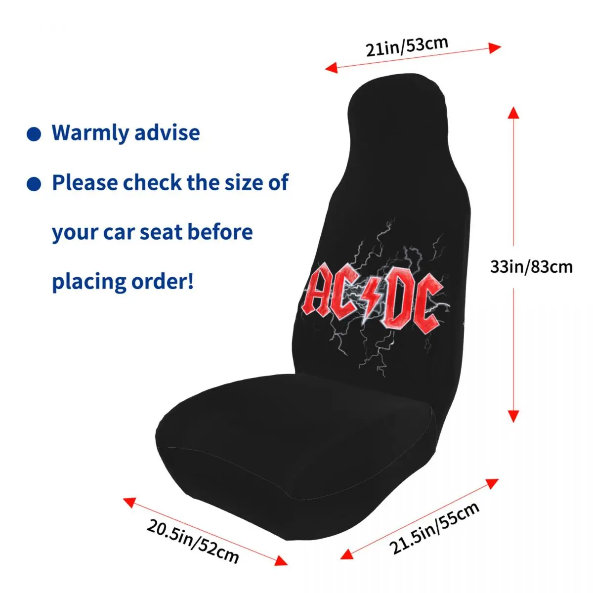 Band Star Car Seat Cover Four Seasons AUTOYOUTH The Bell Rock Roll Australian Front Rear Flocking Cloth Cushion Car Accessories