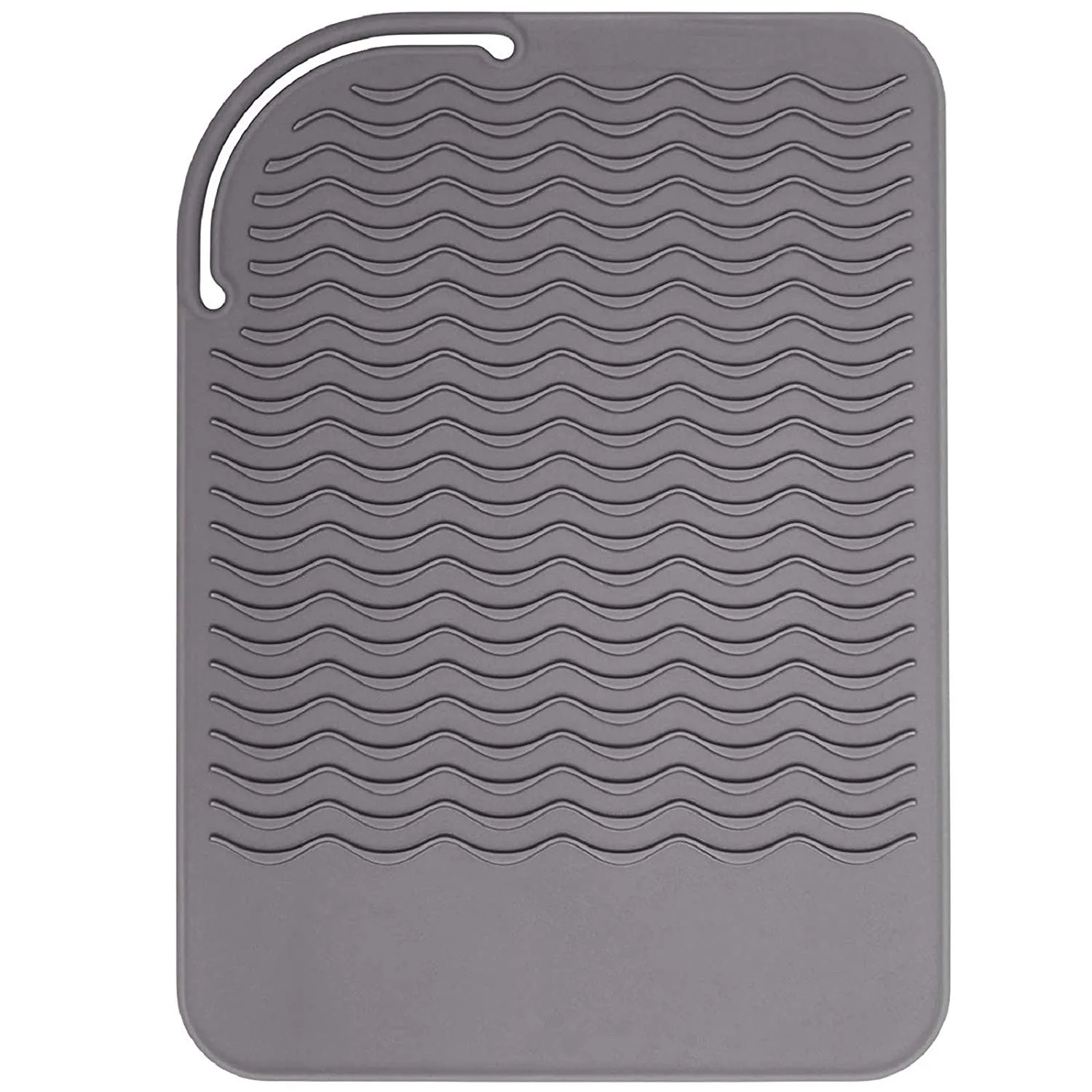 

A75X Top Silicone Heat Resistant Travel Mat, Anti-Heat Pad For Hair Straighteners, Curling Irons, Flat Irons And Other Hot Styli