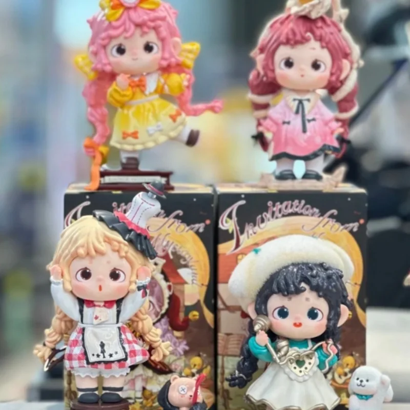 

Подлинная приглашение Heyone Fufu из серии Mysteriland, слепые коробки, модная игрушка, милая кукла, фигурка, украшение для рабочего стола, подарок для девочки