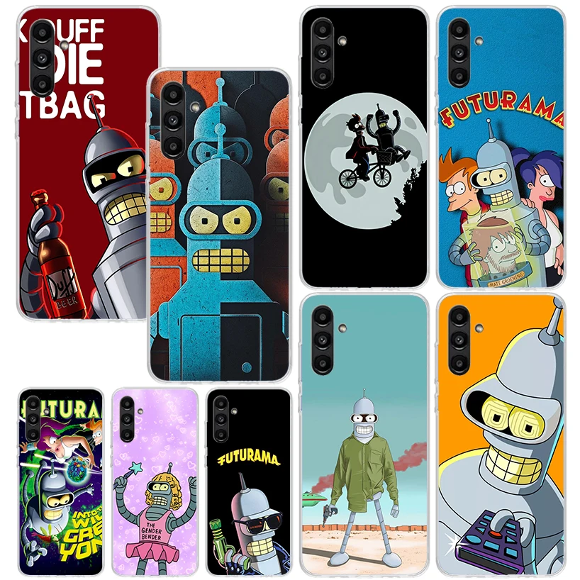 Cartoon F-Futuramas Phone Case For Samsung Galaxy A15 A25 A35 A55 A14 A24 A34 A54 A13 A23 A33 A53 A12 A22 A32 A52 A05S A04S A03S