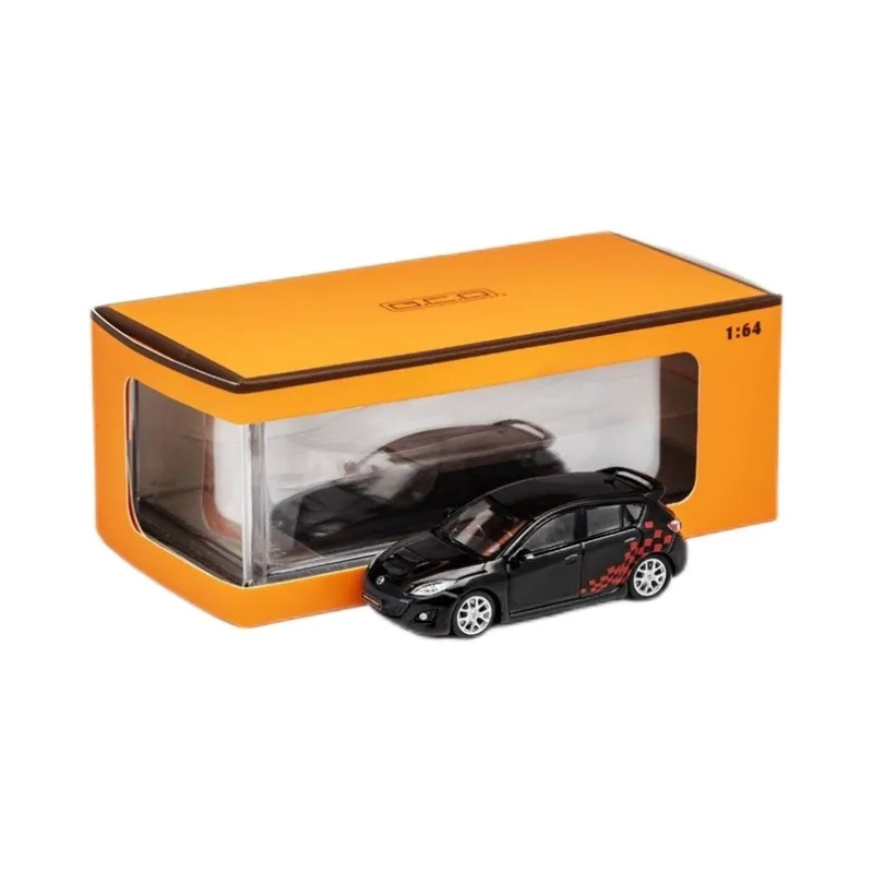 

1:64 GCD Mazda 3 MPS, die-cast alloy car model, adult collection, decorative item, boy gift, teenagers to play with.