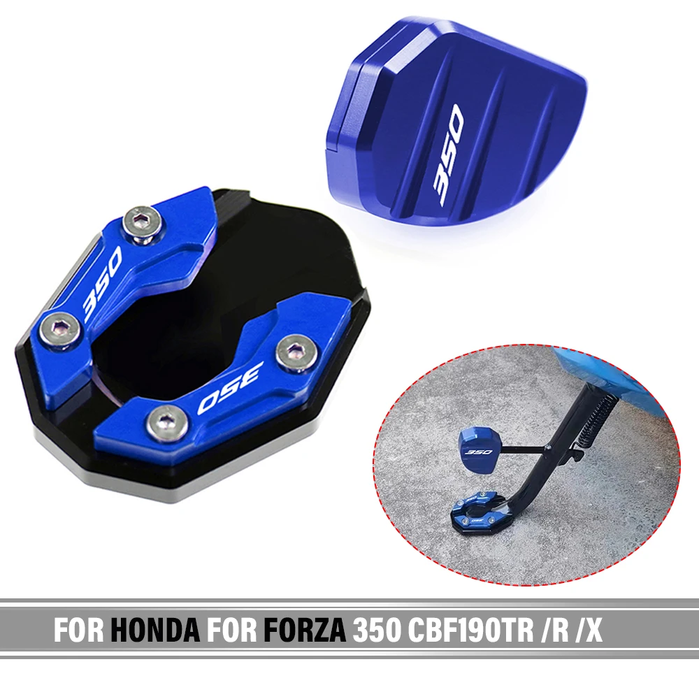 For HONDA For FORZA 350 Cbf190tr Cbf190r Cbf190x Motorcycle CNC Side Stand Enlarge & Support Kickstand Column auxiliary