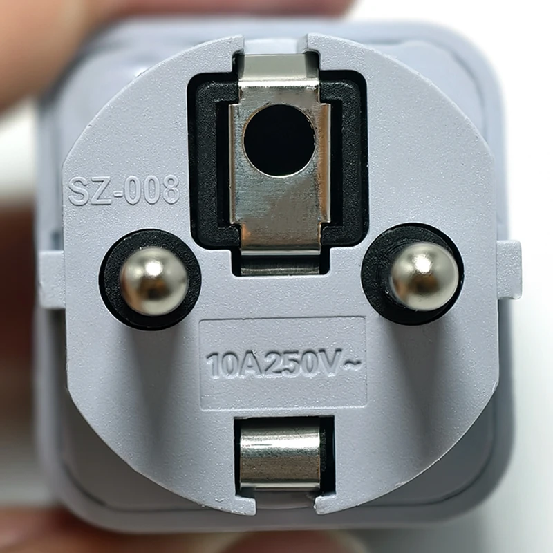 

1PCS 220V 10A Universal Travel Adapter AU US EU UK All In One AC Power Plug Converter Wall Charger Adaptor for Global Travel