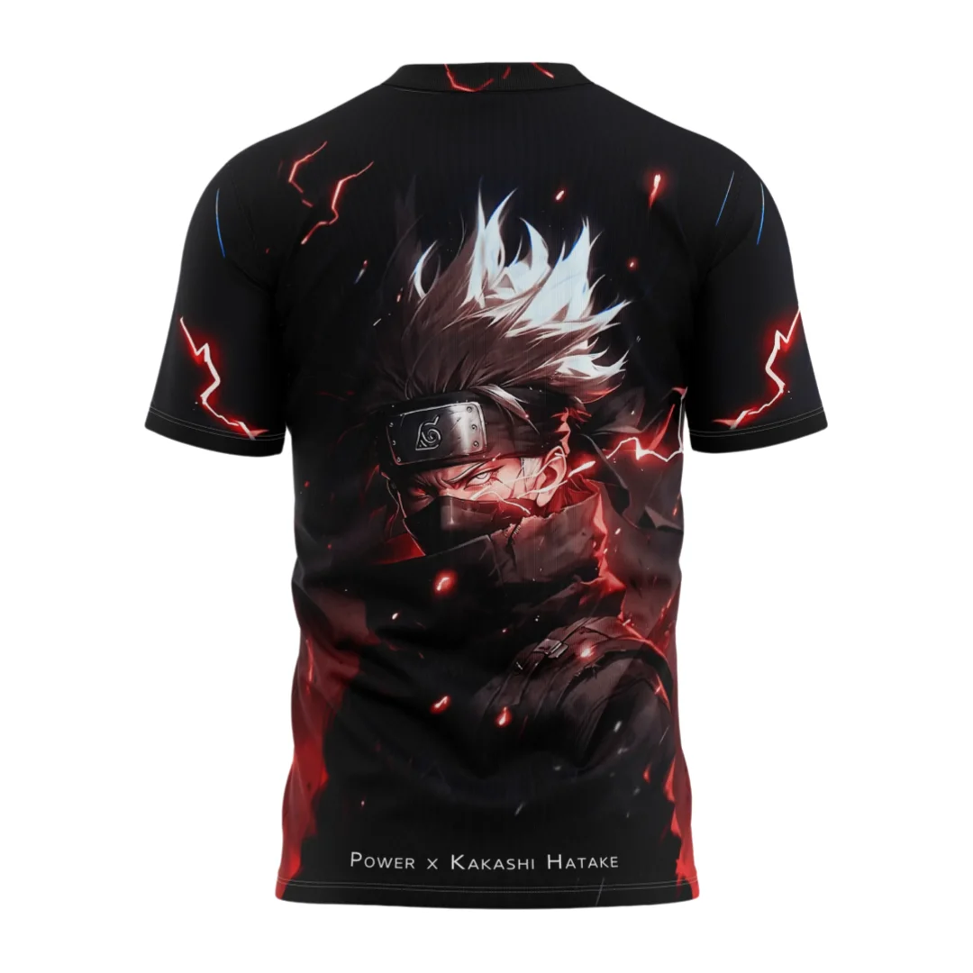 Naruto Kakashi Hatake Anime AOP Print T-Shirt Family Summer Adult Kids Casual T-Shirt Breathable Quick Dry Unisex Sports T-Shirt