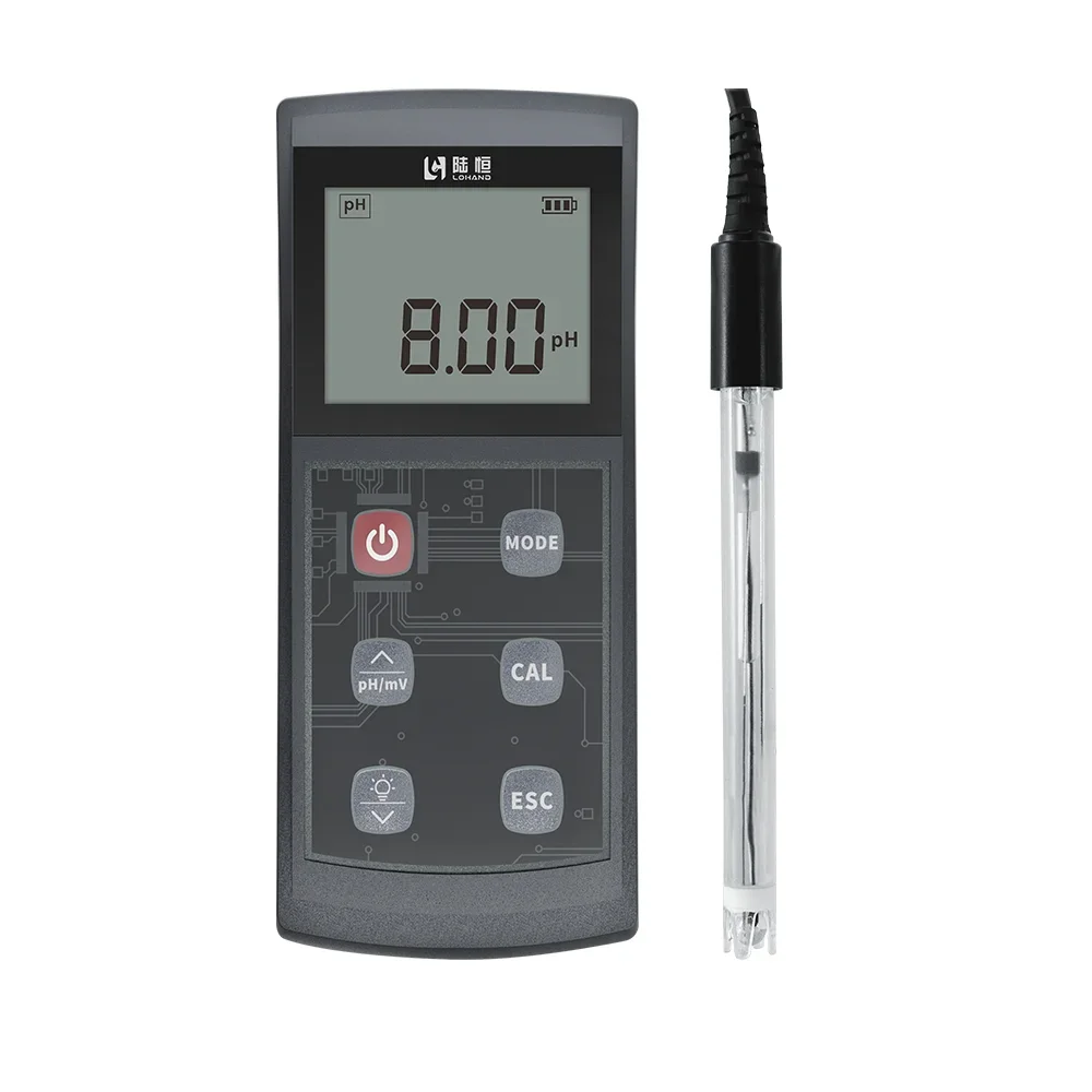 

New arrival China manufacture high quality portable pH test analyzer with ph test sensor