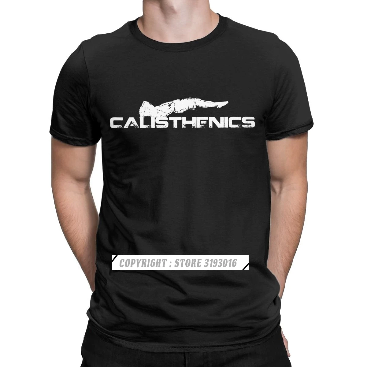 Awesome Calisthenics Tshirt for Men Cotton Tee Shirt Sport Workout Fitness Gym Sports Body Tees Birthday Gift