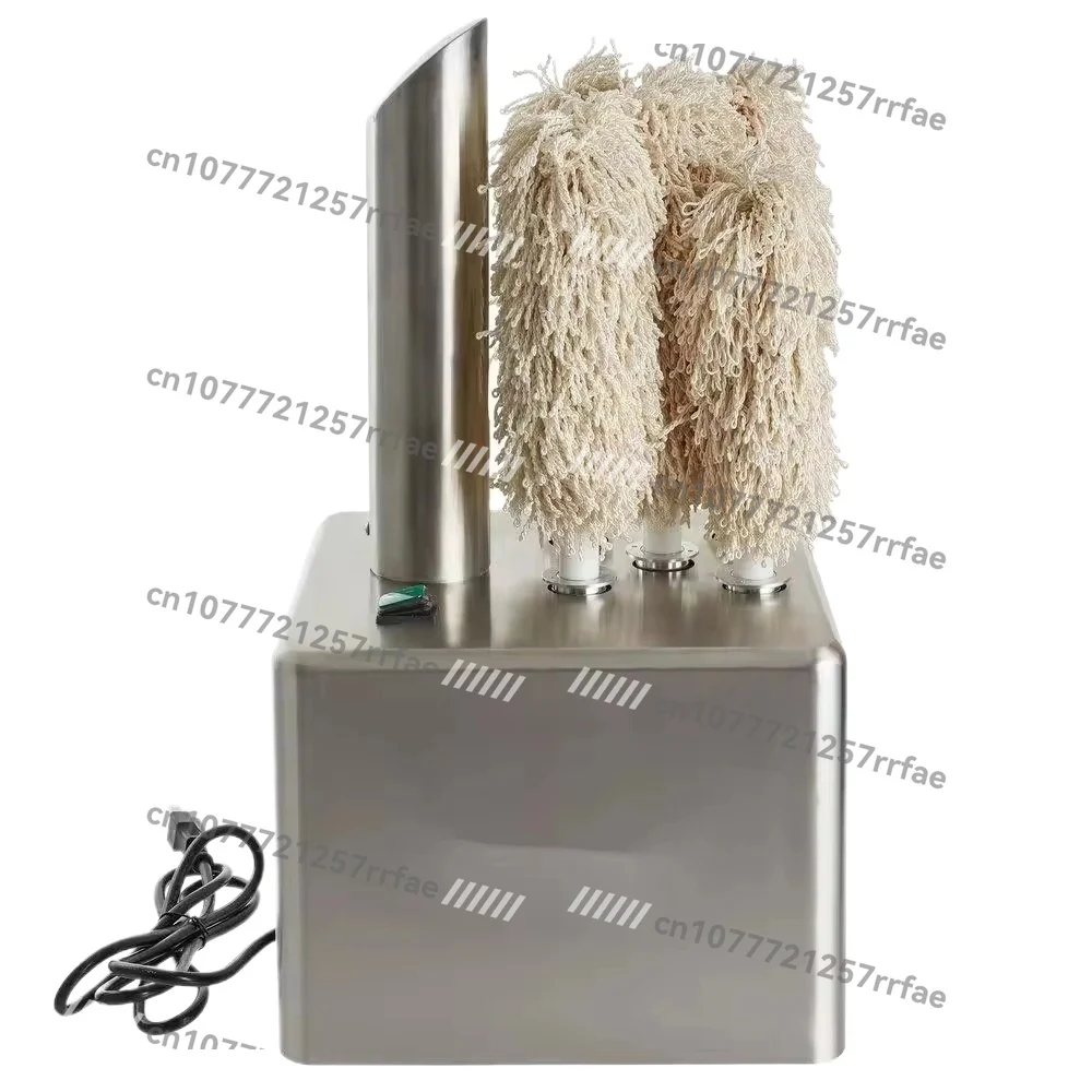 

Commercial wine glass polishing machine 5 head glass cleaning wiping equipment electric cup polisher manufacturer direct sale