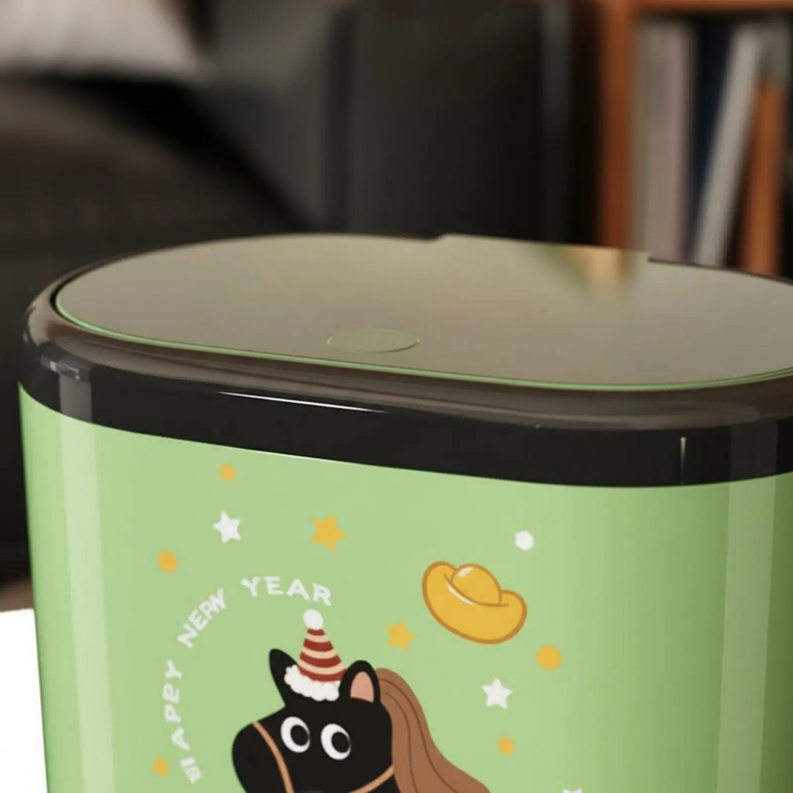 

Standing Trash Can with Legs Easy to Clean High-Foot Kitchen Waste Basket Kitchen Garbage Can Long-Lasting Wastebasket