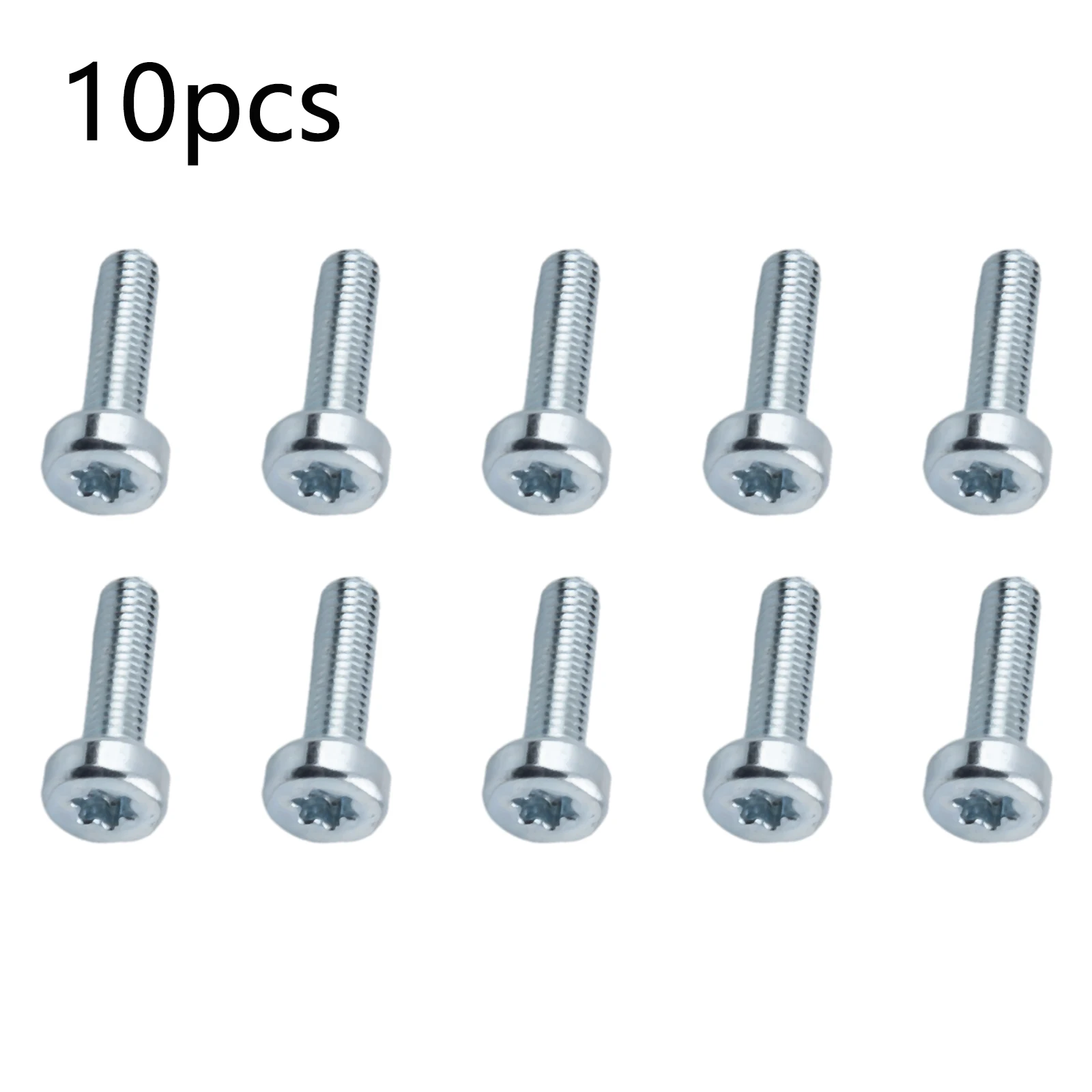 Convenient Bolts Silver Portable Reliable Set 9022 371 1020 Accessories Screw Tools 10pcs 5mmx18mm 9022 340 1010