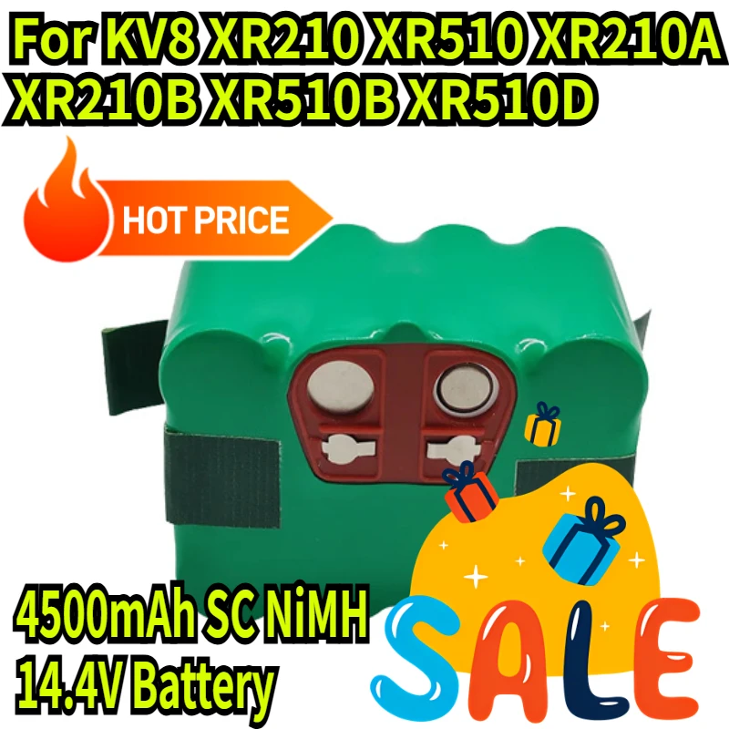 

Аккумулятор NiMH 4000 мАч 14,4 В для робота-пылесоса KV8 XR210 XR510 XR210A XR210B XR510B XR510D