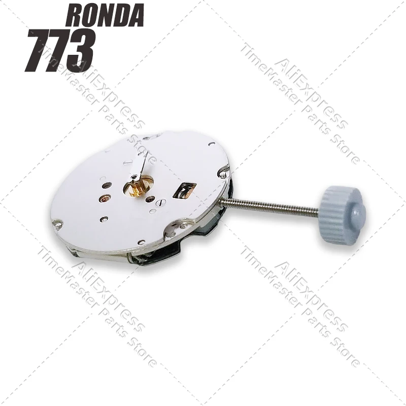 Ronda 773 Movimiento de cuarzo 3 manecillas 17,5 mm Piezas de reparación de relojes suizos Batería No. 364 Reemplazo de alta calidad para relojeros