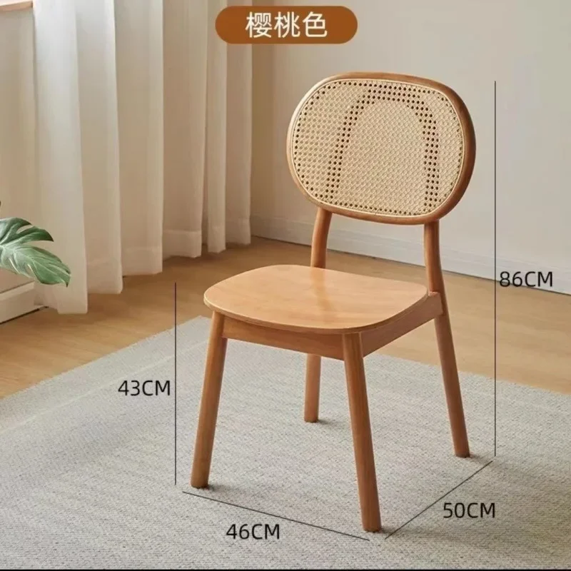 خشب متين، إقامة منزلية، كرسي طعام من الخيزران، كرسي خلفي، بسيط، كاجوال، مطعم، منزل، قديم، كرسي غرفة المعيشة #4