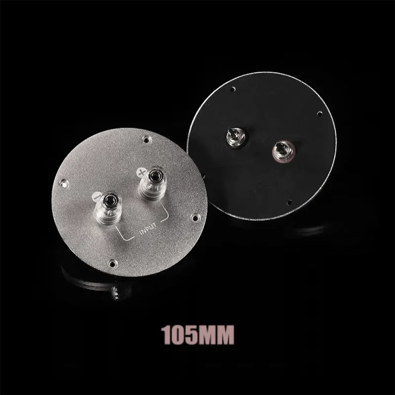 Hifi Speaker Terminal Aluminum Plate Copper Gold-plated Output Column Amplifier Box Speakers Diy Horn Socket  Banana Wall Plate