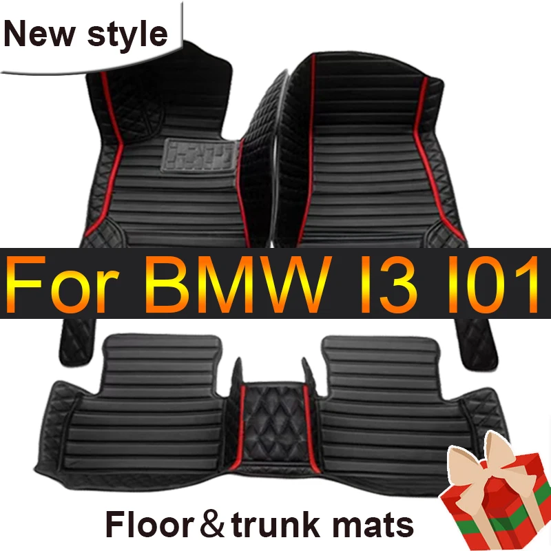 

Автомобильные коврики для BMW I3 I01 2013 ~ 2022, роскошный кожаный коврик, коврик, автомобильный водонепроницаемый ковер, набор деталей для интерьера, автомобильные аксессуары 2014