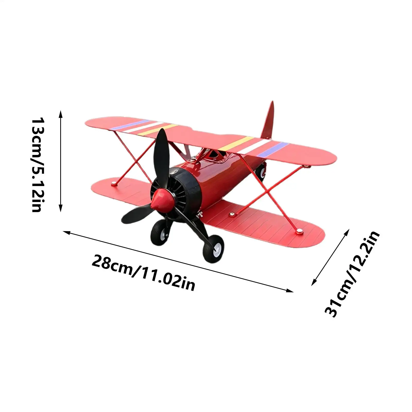 Garden Windmill Metal Windmill Wind Measuring Tool Airplane Wind Spinner For Lawn Courtyard Outdoor Patio Deck Backyard Porch - view 6