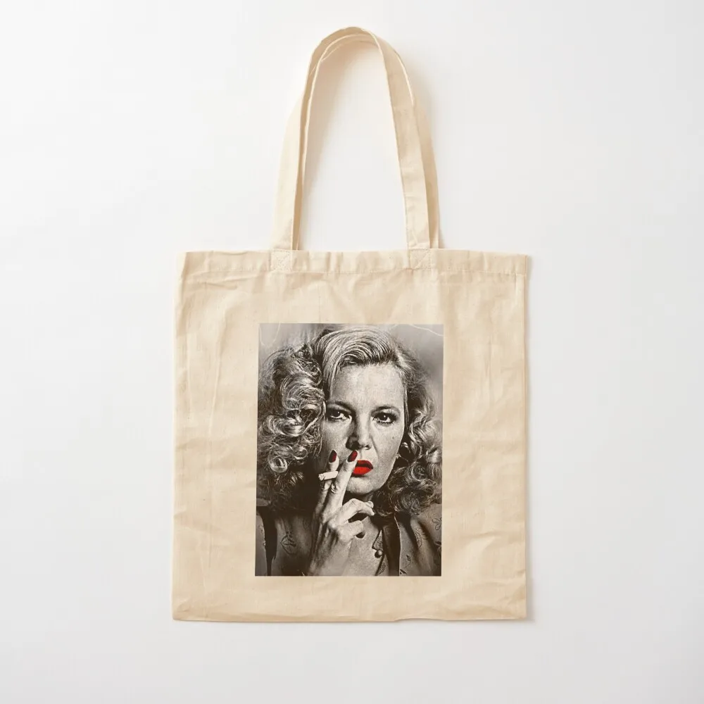 

Gena Rowlands . Tote Bag custom tote bag Canvas bag for women for beach hand ladies Canvas Tote