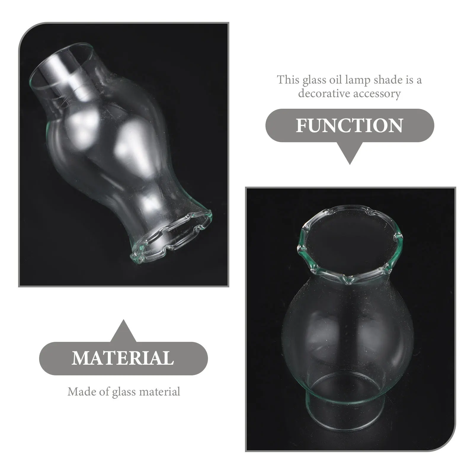 

Oil Lantern Globes Replacement Glass Lamp Shade Chimney Clear Decorative Lamps Shades Vintage Camping Cover