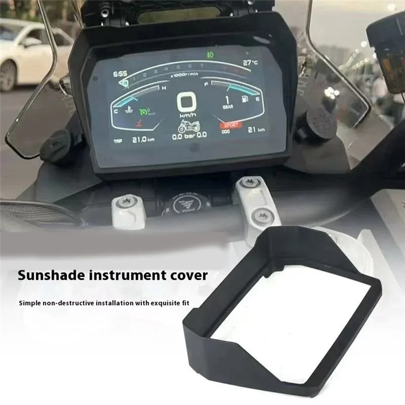 สําหรับ VOGE DS900X DSX900 2024 Sun Visor ฝาครอบหน้าจอ Sunshade GUARD ป้องกันแดชบอร์ดอุปกรณ์เสริมรถจักรยานยนต์