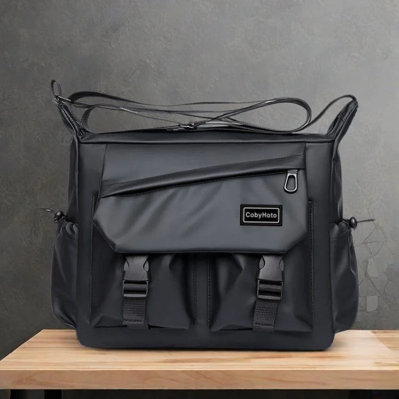 

2026 New Men's Large Capacity Casual Commuter Single Shoulder Slant Crossbody Bag Workwear Student Mailman Backpack