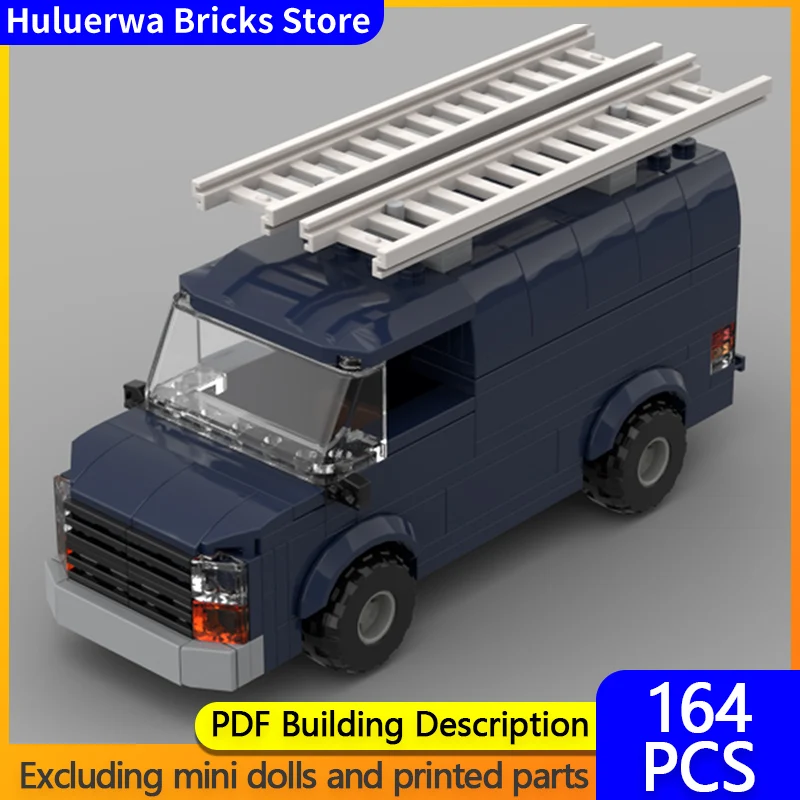 

Speed Racing Car Model MOC Building Bricks Painter's Dedicated Van Modular Technology Gifts Holiday Assemble Children Toys Suit