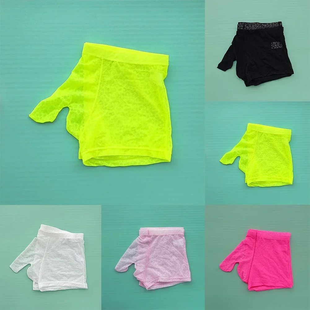 Mens Sexy Trunks Ice Silk Underwear Ultra-thin Elephant Nose Briefs Lace Jacquard Weave Shorts Panties Low Rise Underpants