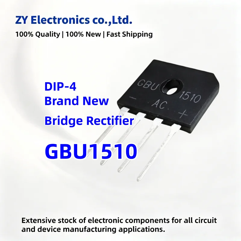 5/20PCS 100% New GBU1510 GBU 1510 DIP-4 Rectifier bridge stack Bridge Rectifier In Stock