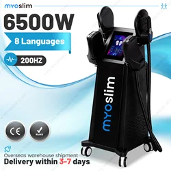 EMS RF 6500W 15 Tes EMS Slimming Machine  Nova Body Sculpting High Strength Pelvic Muscle Stimulator Salon Equipment