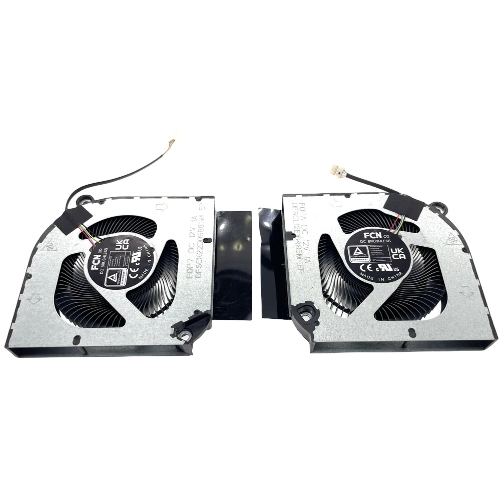 Imagem -02 - Ventilador de Substituição Cpu e Gpu para Acer Nitro dc 12v An51558 An51546 An517-55 Ph317-55 Ph315-55 Ph317-56 N22c1