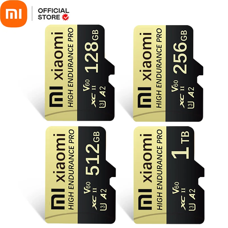 Cartão de Memória Xiaomi para Nintendo Switch, Micro TF, SD, 64 GB, 128GB, 256GB, 512GB, 1TB, V60, 4K, 2TB