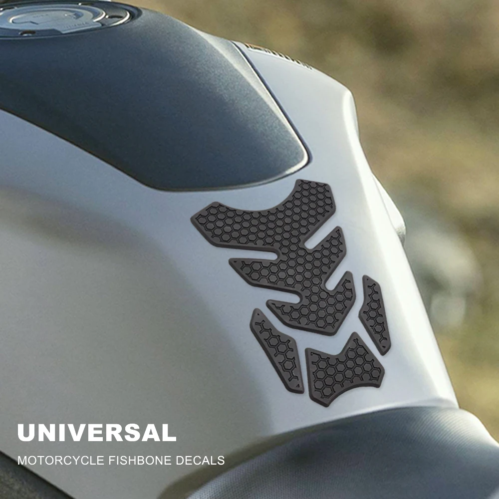 

Universal Motorcycle Fish Bone Sticker Gas Fuel Tank Protector Pad Cover Decal FOR F800GS ADV F700GS F850GS F750G