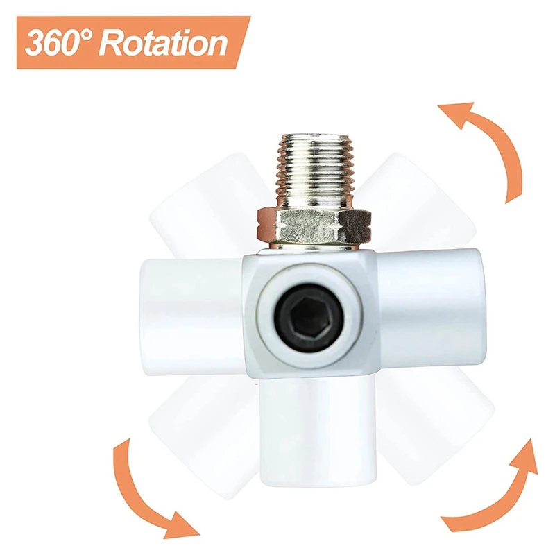 N15R-raccord pneumatique connecteur de tuyau d'air pivotant à 360 degrés adaptateur d'outil d'air Portable pivotant industriel raccord pivotant