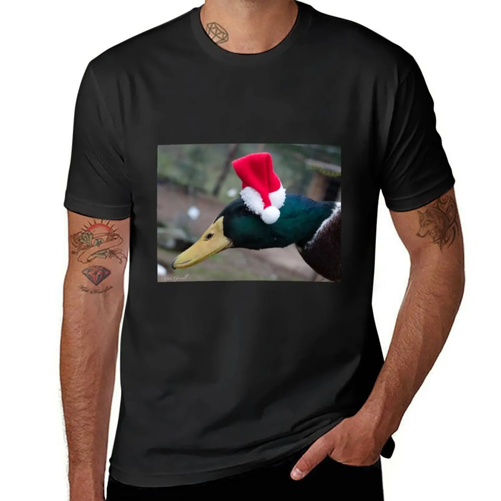 Duck Hat T-Shirt anime shirts graphic tees heavyweight t shirts for men