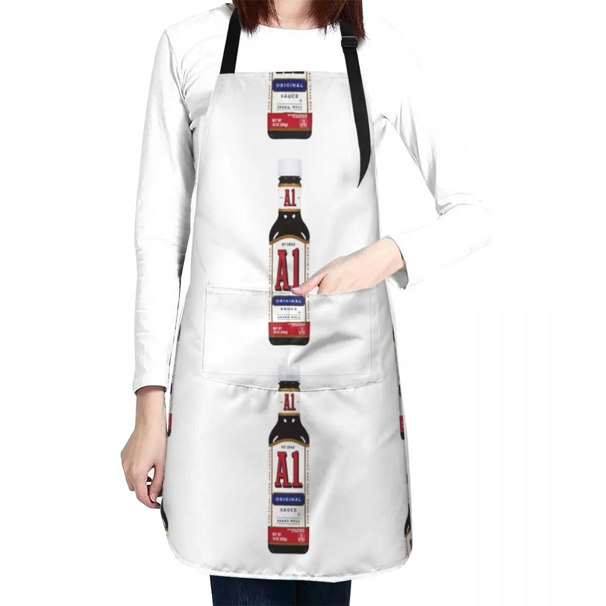 A1 Steak Sauce Apron Kitchen Special Accessories For Kitchen Women Apron