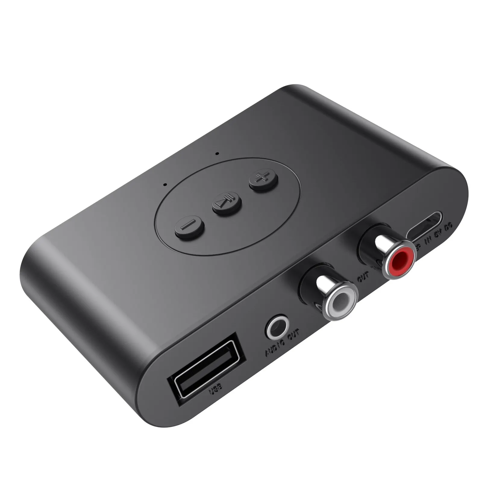 B21 NFC Bluetooth Music Receiver Car Hands Free Support USB Flash Drive Playback Dual Output One Tow Two Audio Receiver 3.5 AUX