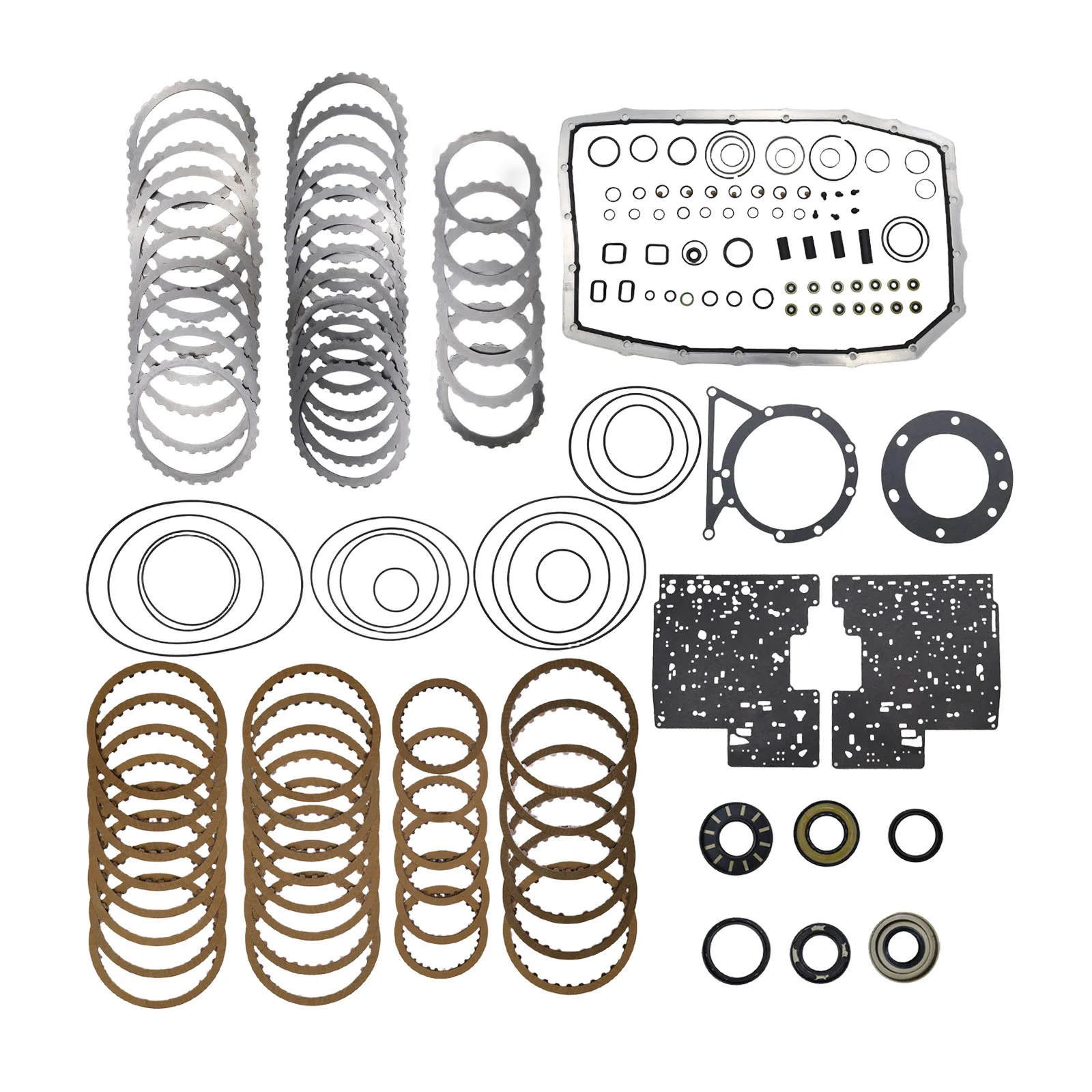 

Transmission Master Rebuild Kit Clutch Plates 6R80 For 09-14 Expedition F-150 Navigator 05-17 Mustang 5.0L 3.5L 4.6L 5.0L 5.4L