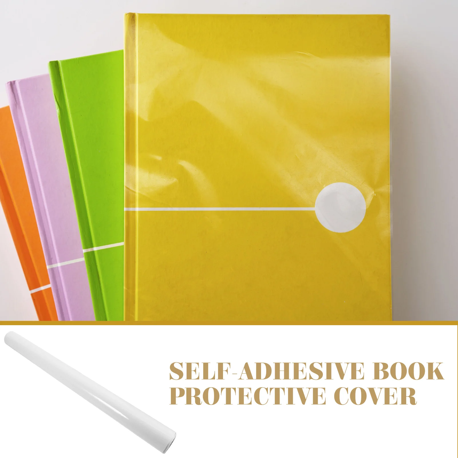 Funda protectora de papel antiarañazos, accesorios para libros, película transparente