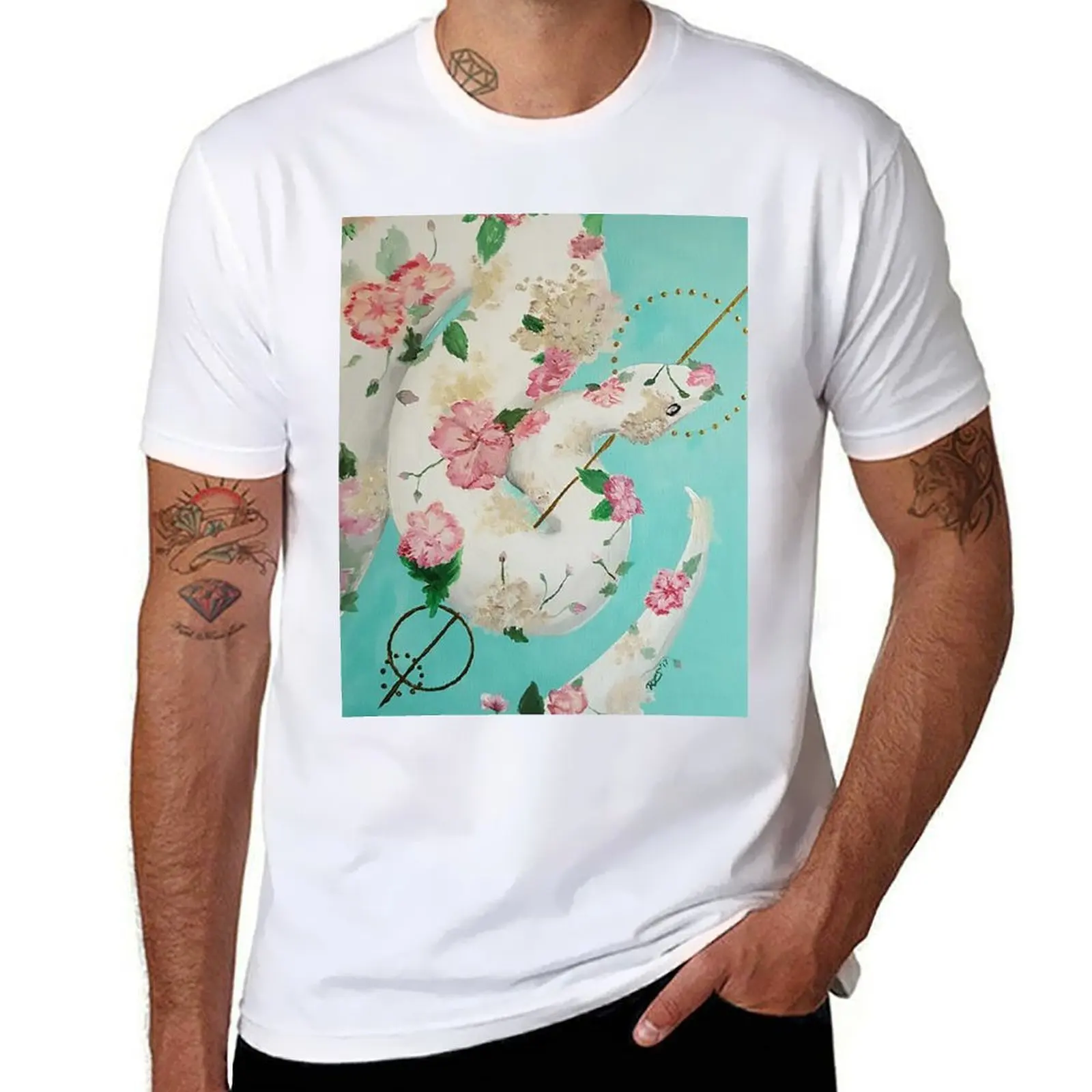 

Floral Snake T-Shirt graphic t shirts for man t shirts for man graphic tees T-Shirt