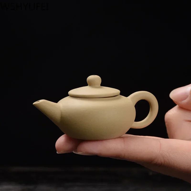 New style Purple sand Tea pet Creative trumpet Fingertip pot Tea set tea set Household tea set accessories WSHYUFEI tea pet