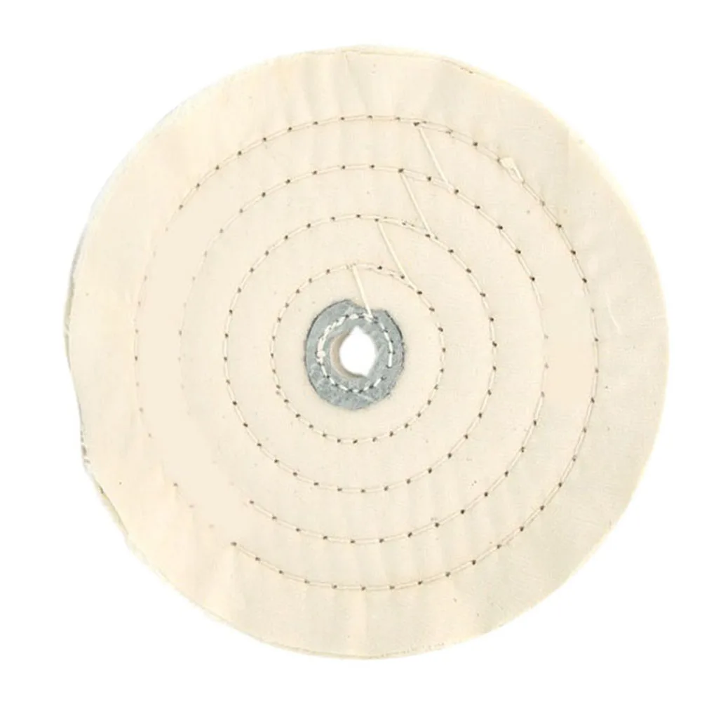 High Quality Practical Brand New Polishing Wheel Buffing Polishing Wheel Cotton Thread Multi-layer Soft Cloth White
