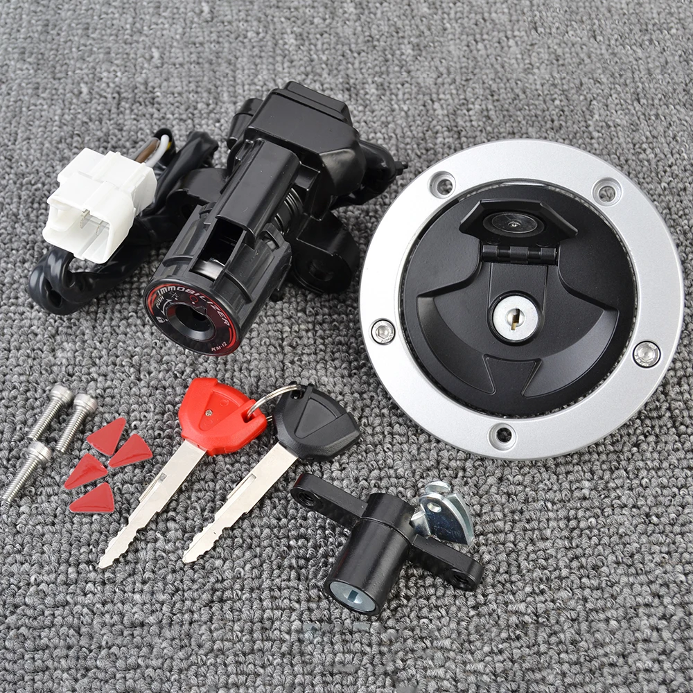 Fuel Gas Cap Ignition Switch Seat Lock Key for Kawasaki er6n er6f