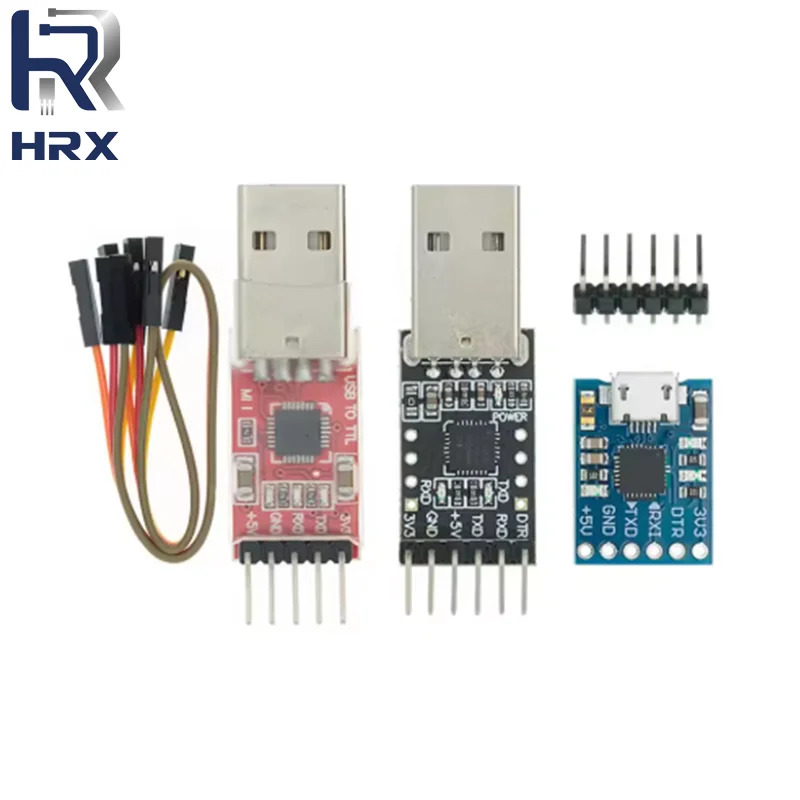 CP2102 USB 2.0 в UART TTL 5-контактный разъемный модуль, последовательный преобразователь STC, замена FT232 CH340 PL2303 CP2102 MICRO USB для aduino