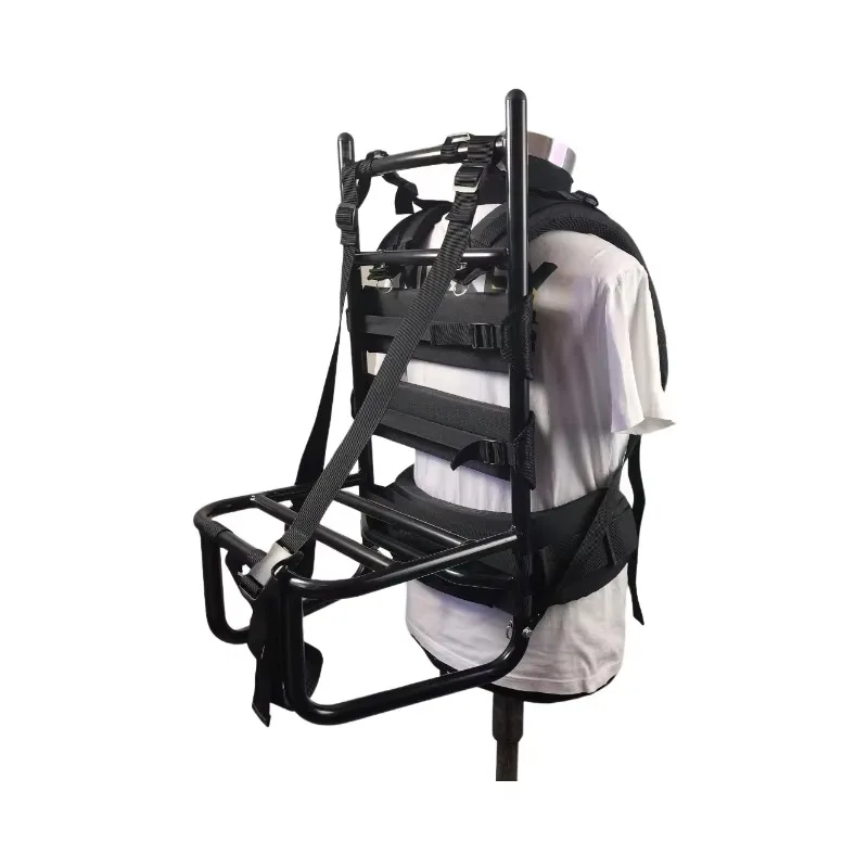 LT231081 Aluminum Alloy Backpack Frame Outdoor Load‑Bearing Backpack Support Frame With Shoulder Straps