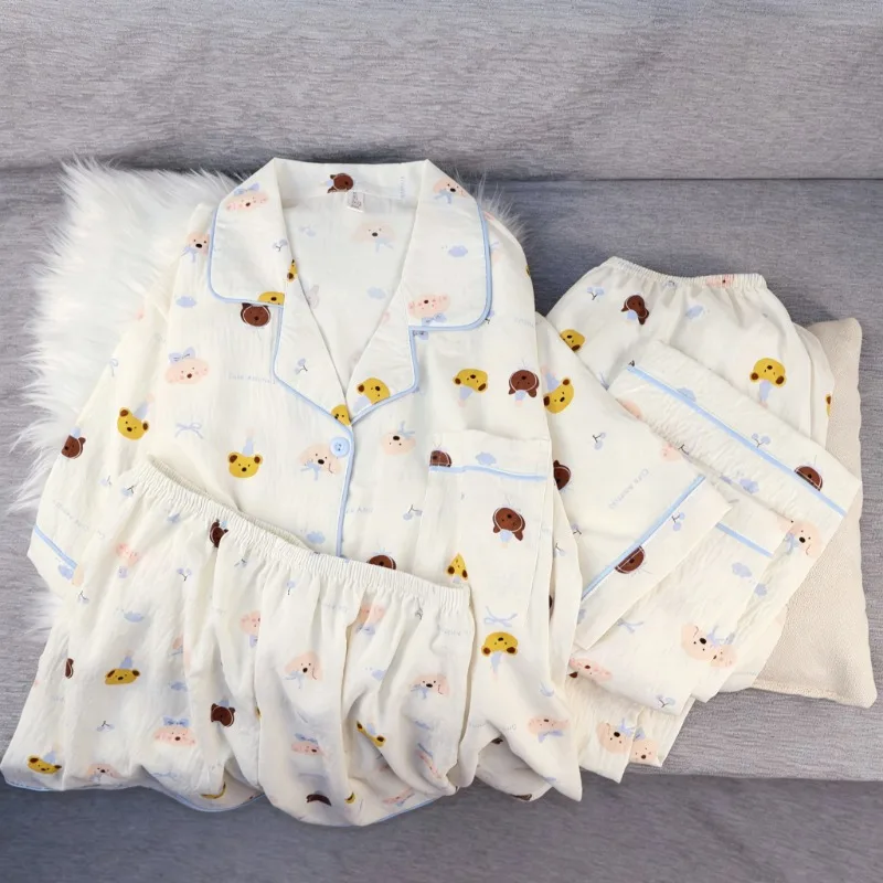 Dachshund Dot Print Women's 3 Pieces Pajama Set Harajuku Style Fashion Women's Pajama Summer New 2026 Casual Sweet Cute Homewear 6