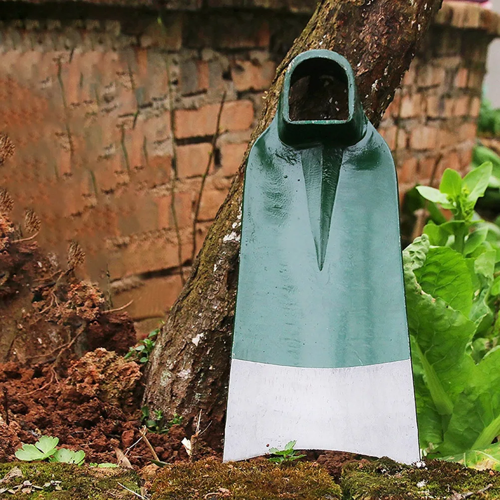 1 قطعة مجرفة حديقة كبيرة من الفولاذ أداة يدوية خفيفة الوزن لحفر الزراعة وإزالة الأعشاب الضارة تصميم مريح لزراعة التربة المتينة