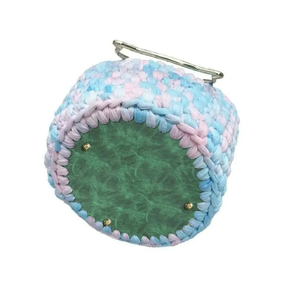 

Дно сумки из искусственной кожи с круглым дном, аксессуары для сумки, предметы «сделай сам», прочные разноцветные принадлежности, декор из искусственной кожи, однотонное дно сумки