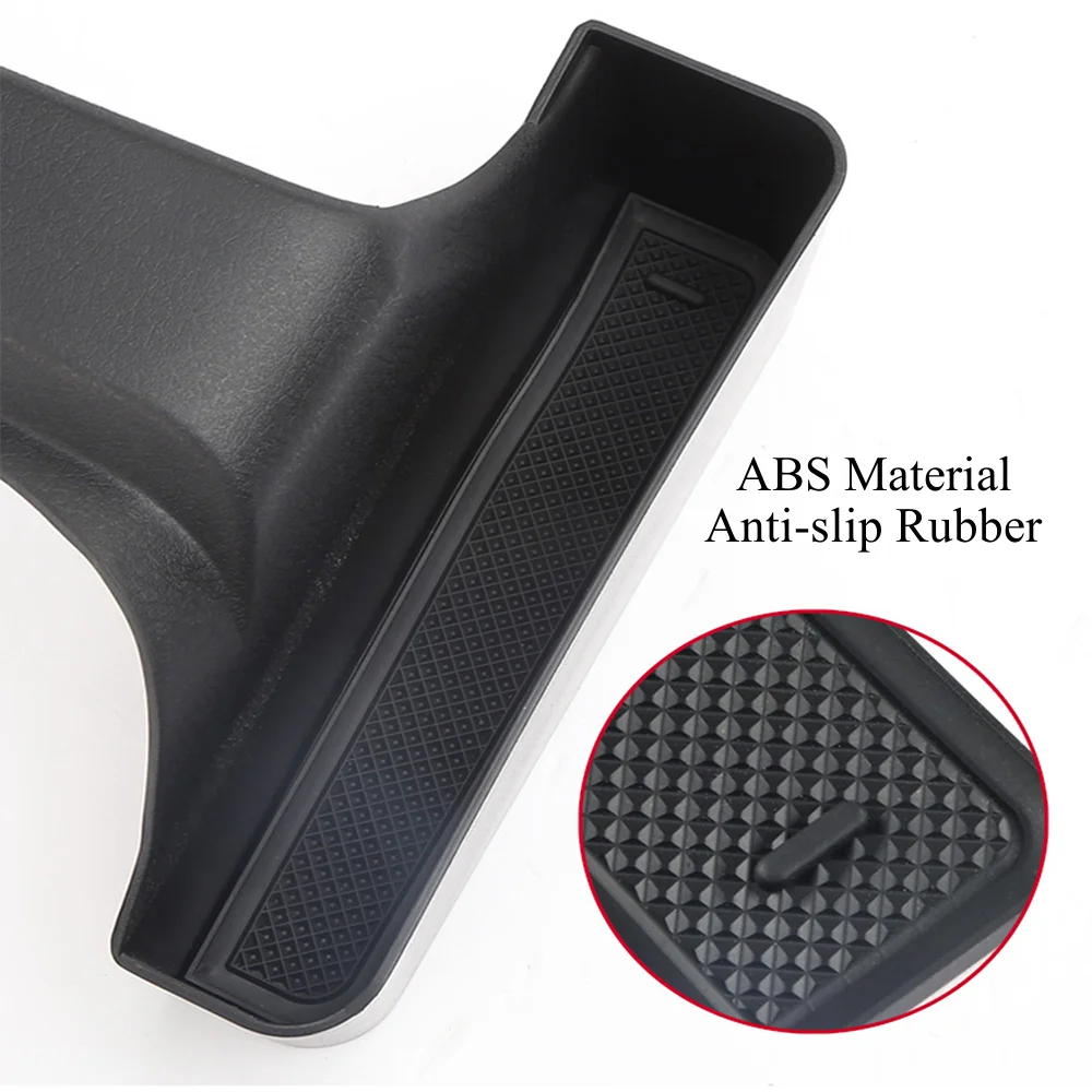 Car Gear Shift Storage Box Organizer Tray Phone Holder for Jeep Wrangler JL Gladiator JT 4-Door 2018-2024 Interior Accessories