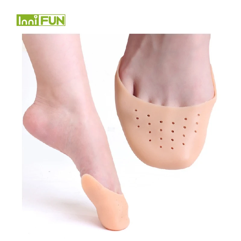 2PCS Free Shipping Silicone Gel Toe Soft Ballet Pointe Dance Shoes Pads Foot Care Protector Foot Care Tools SEBS-009
