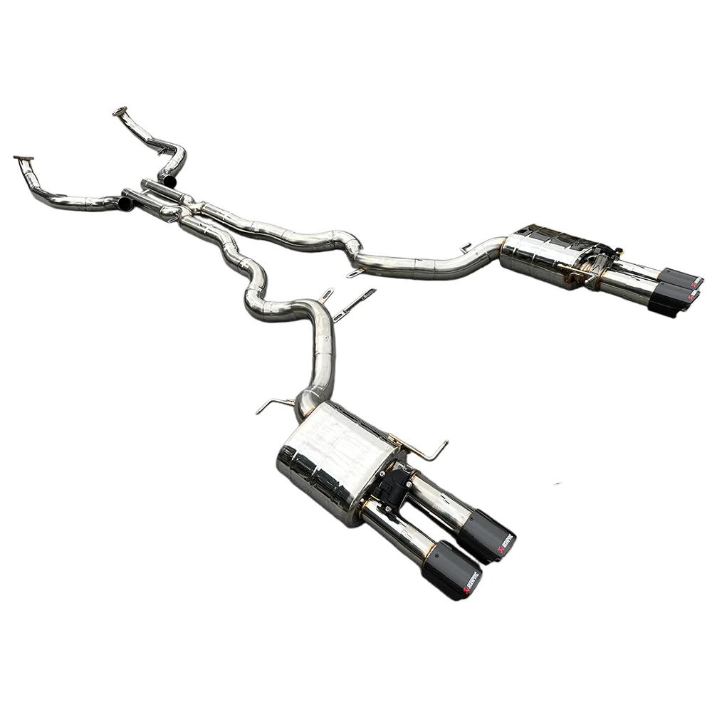 High Quality Racing Catback Exhaust for M5 F10 4.4t Ss 304 With Valve Escape Car Exhaust Pipe
